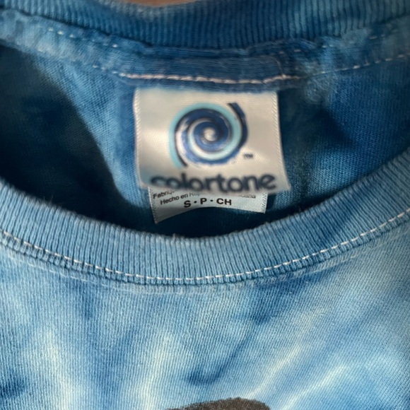 2/$25 Ed Sheeran Divide Concert Band Tye Dye Blue Tee Tshirt - Picture 4 of 5